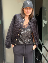 Pride Sequin Cami - Black