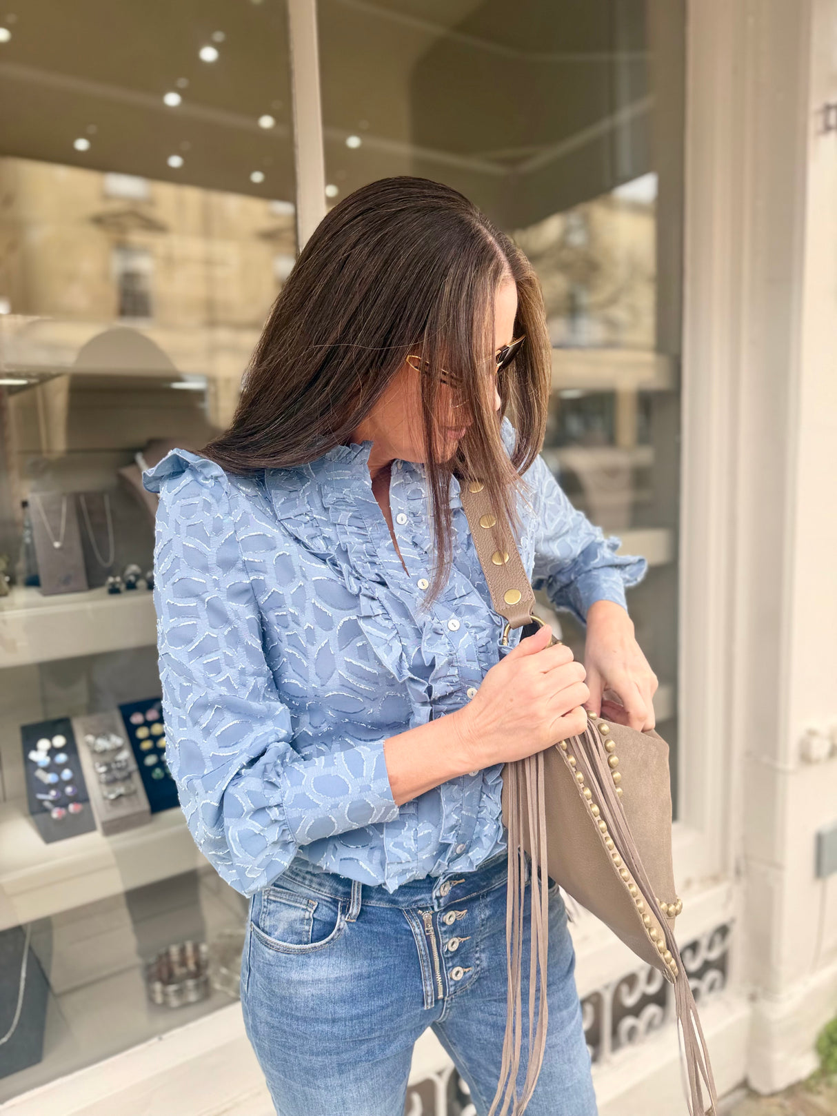 Charlotte Ruffle Blouse