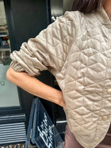 Cherry Padded Jacket - Beige
