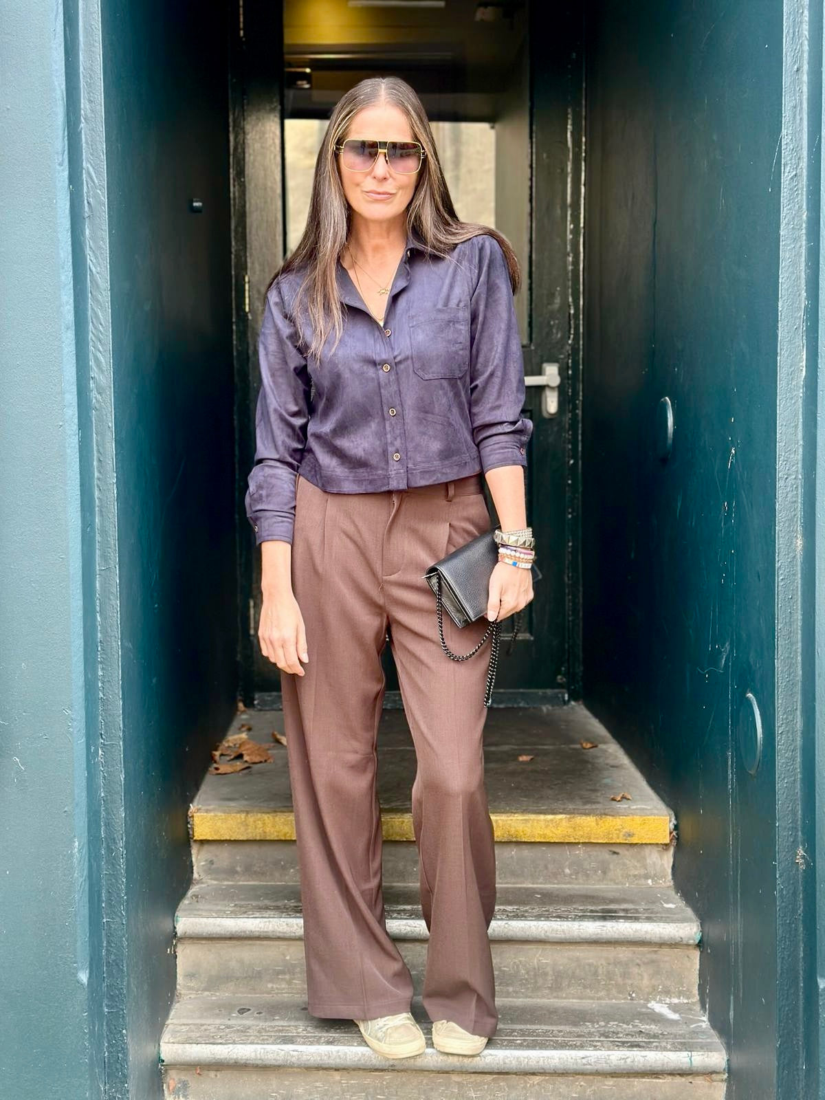 Sable Suede Effect Shirt