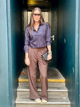 Sable Suede Effect Shirt