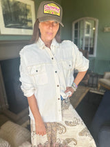 Chaqueta Rock &amp; Roll - Blanca/Azul