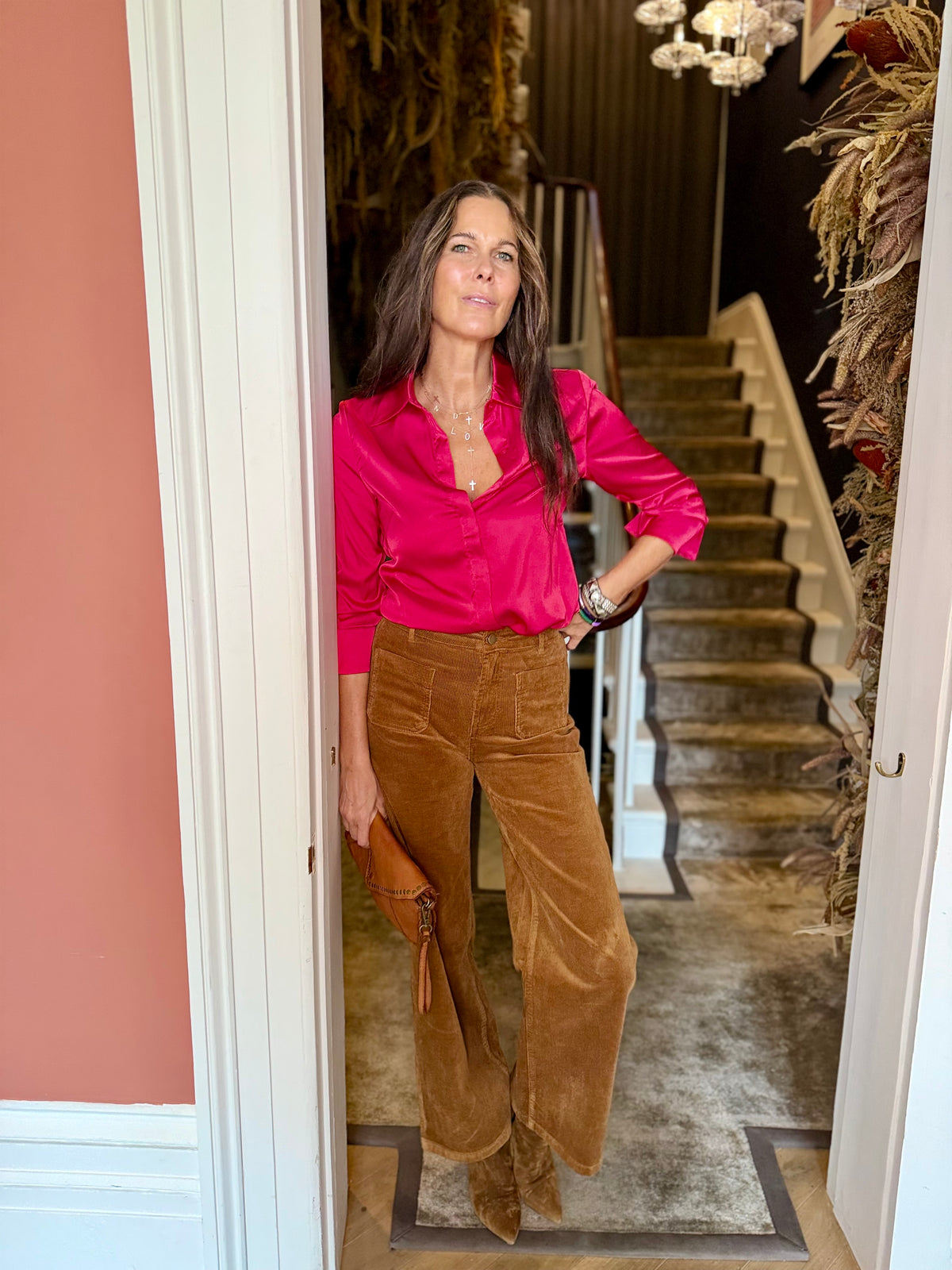 Camille Shirt - Rouge