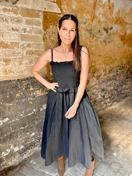 Meadow Maxi Dress - Black