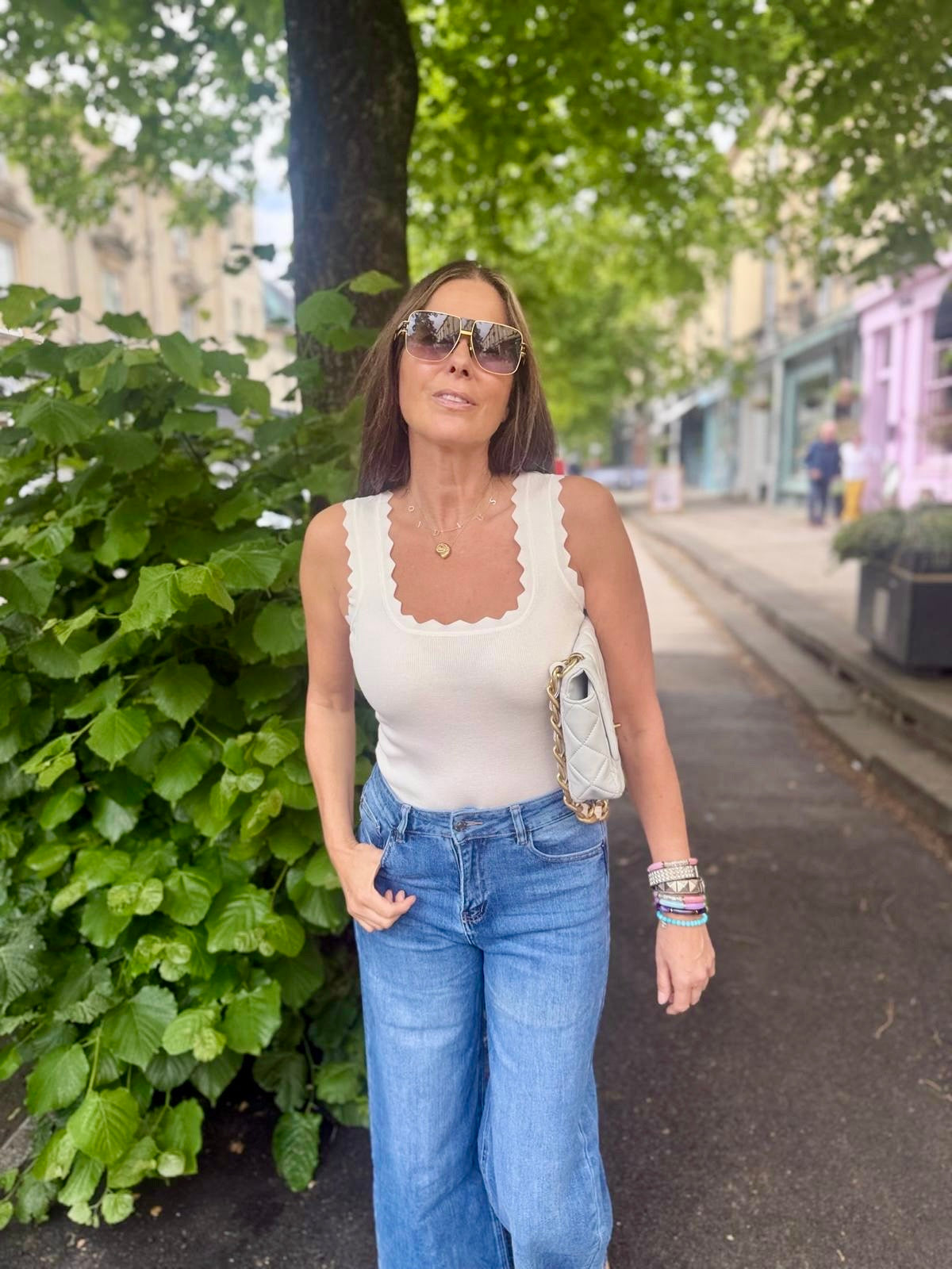 Agnes Vest - White