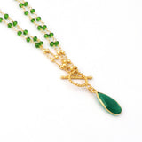 Green Onyx Beaded Necklace