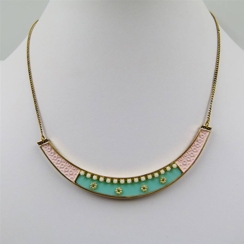 Pastel Collar Necklace