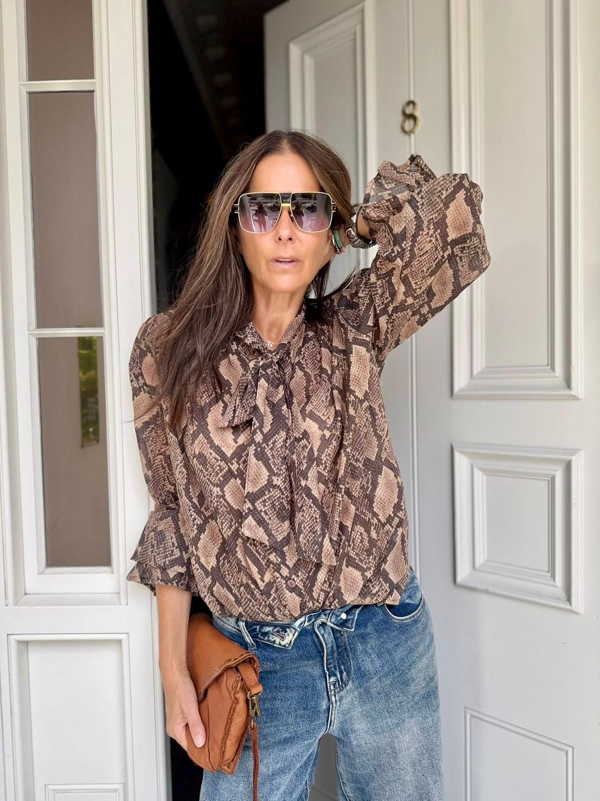 Romy Snake Print Shirt - **LIMITED EDITION**