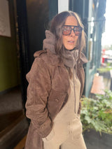 Liv Knitted Hood - Taupe