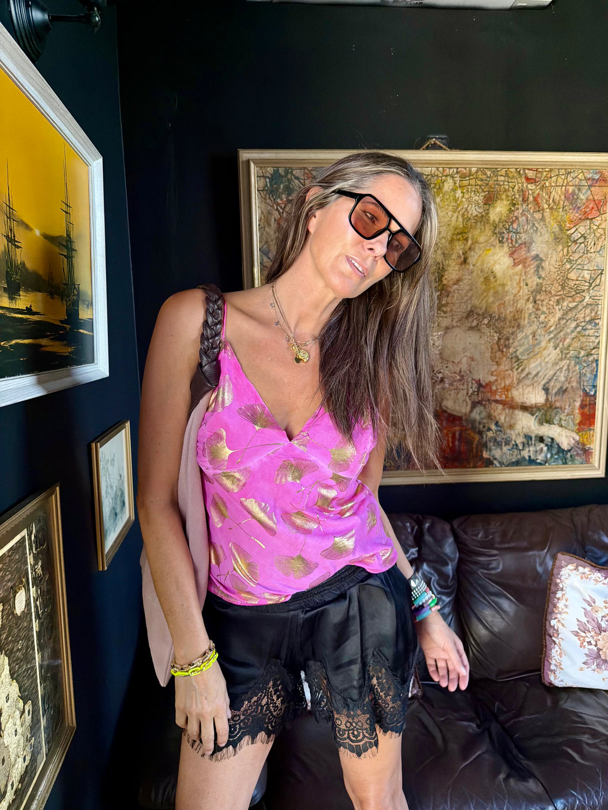Isla Camisole - Hot Pink