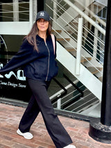 Oriane Knitted Pant - Black