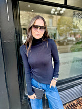 Rita Roll Neck Essential - Black