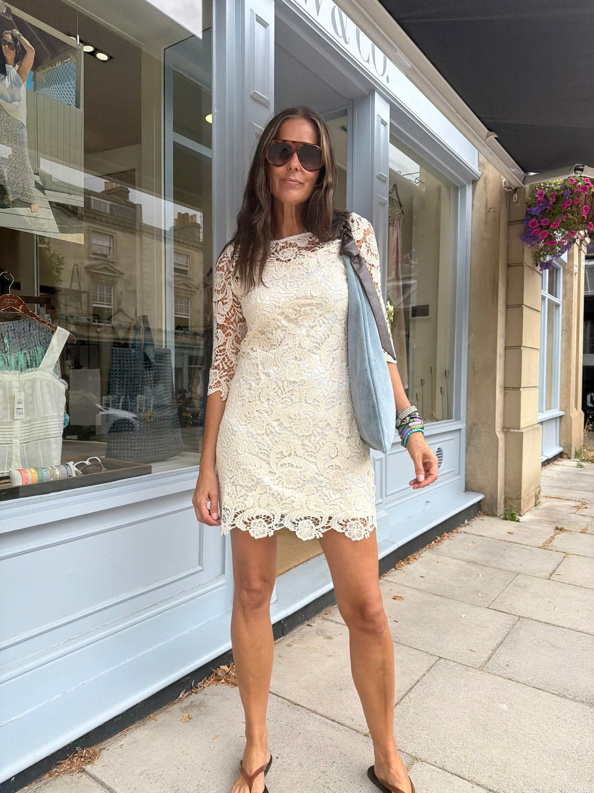 Riley Crochet Mini Dress