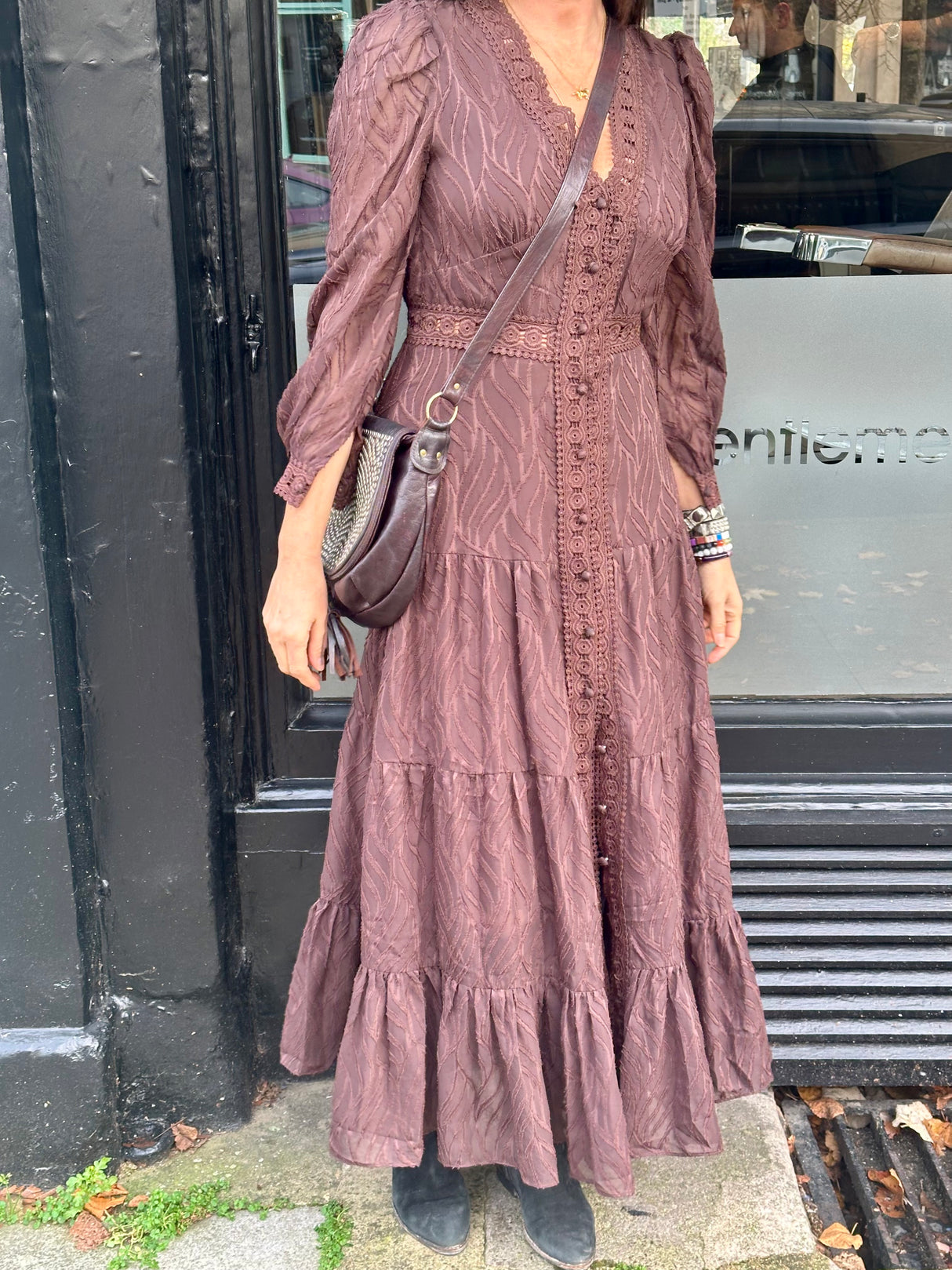 Amelie Maxi Dress - Chocolate