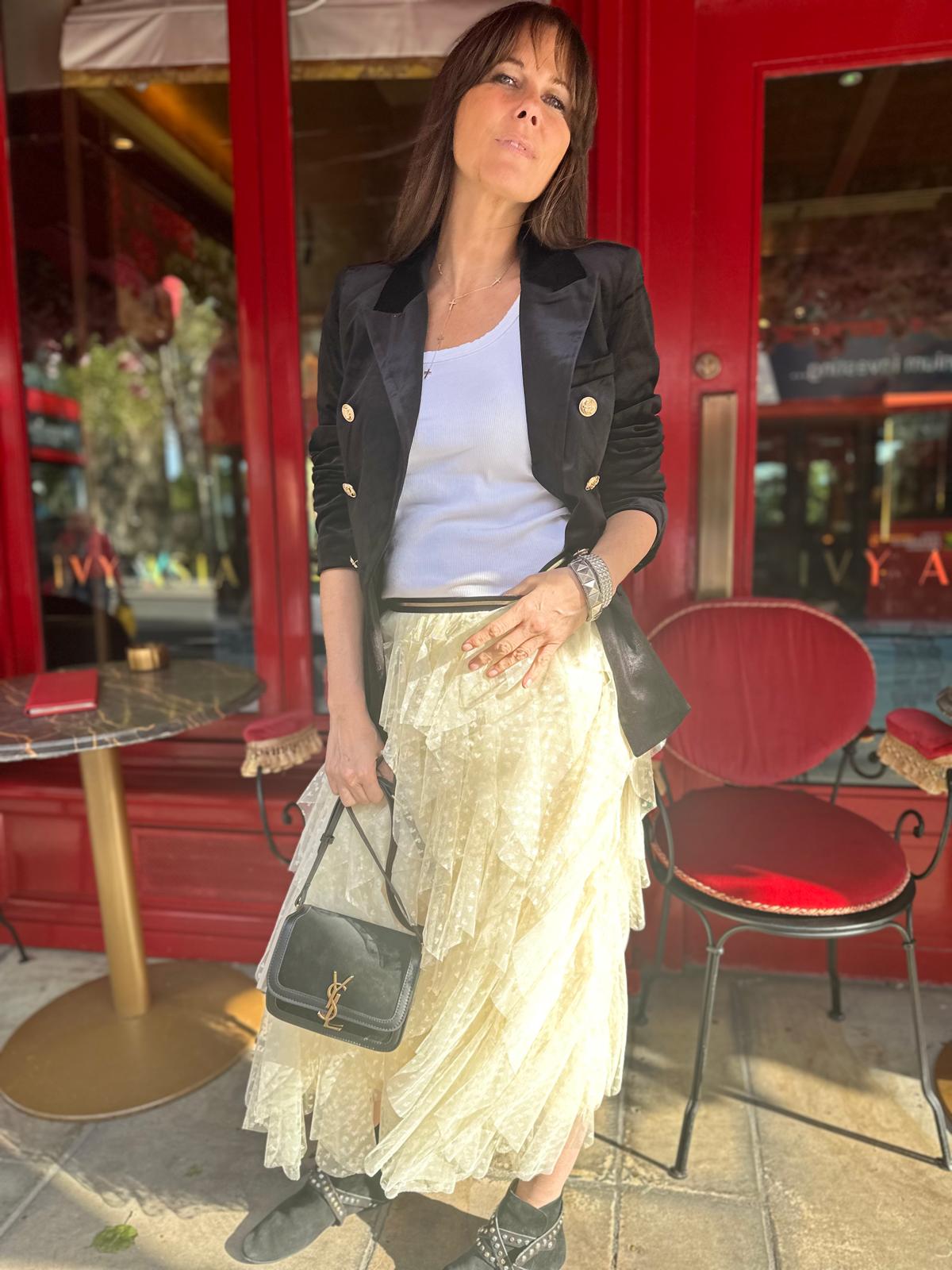 Carrie B Skirt Ecru