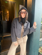 Liv Knitted Hood - Black