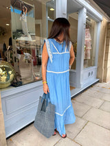 Wisteria Maxi - Sky Blue