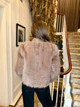 Kennedy Faux Fur Jacket - Chocolate