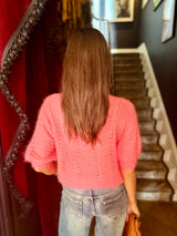 Harvest Short Sleeve Knit - Neon