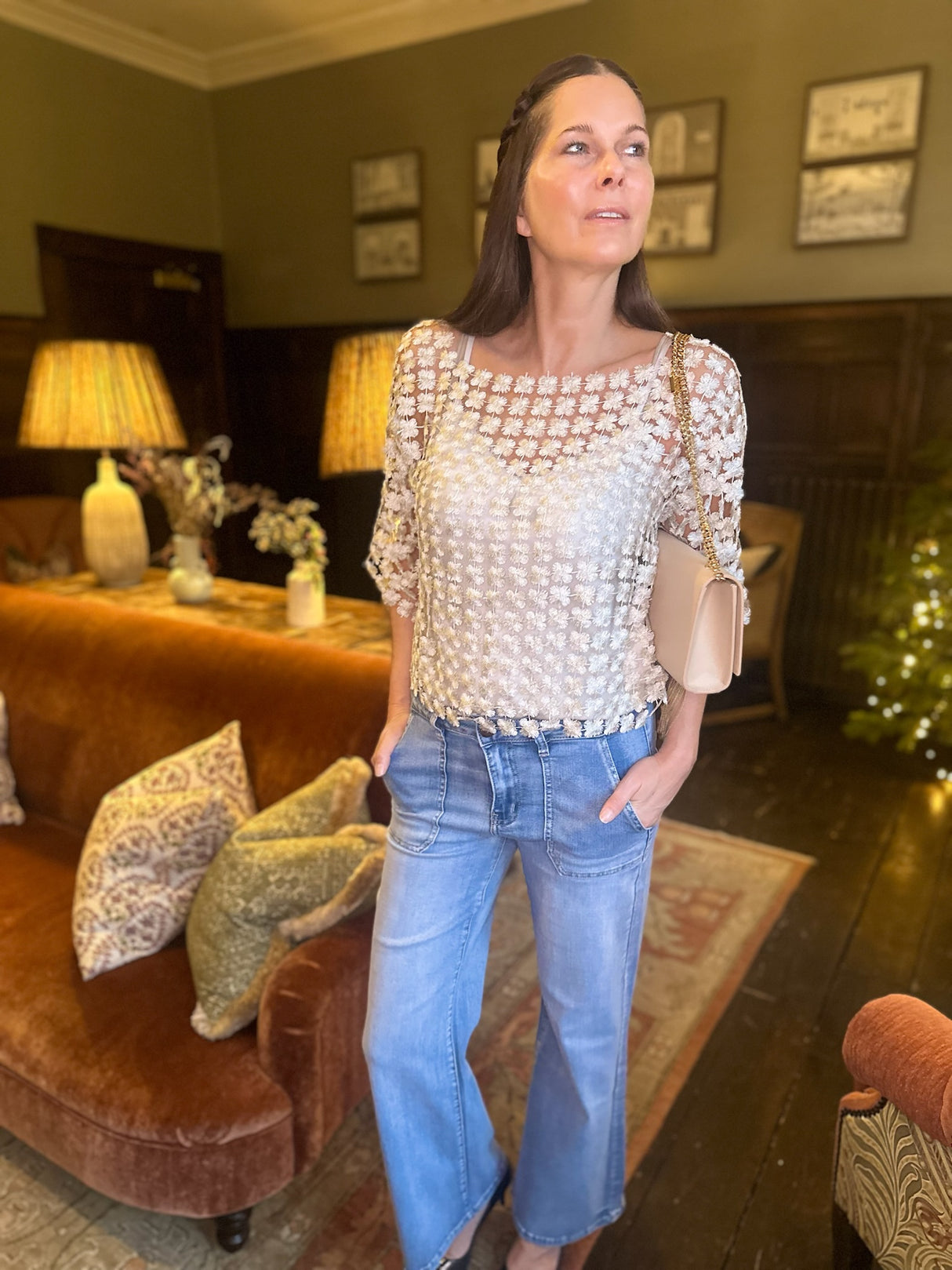 Jean Crush con lavado denim claro