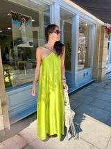 Lottie Beaded Maxi Dress - Lime