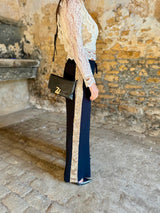 Pantalón Tempest - Negro con lentejuelas doradas