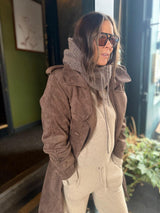 Liv Knitted Hood - Taupe