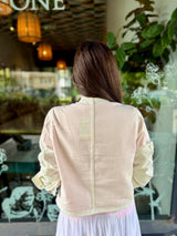 Lola Military Jacket - White