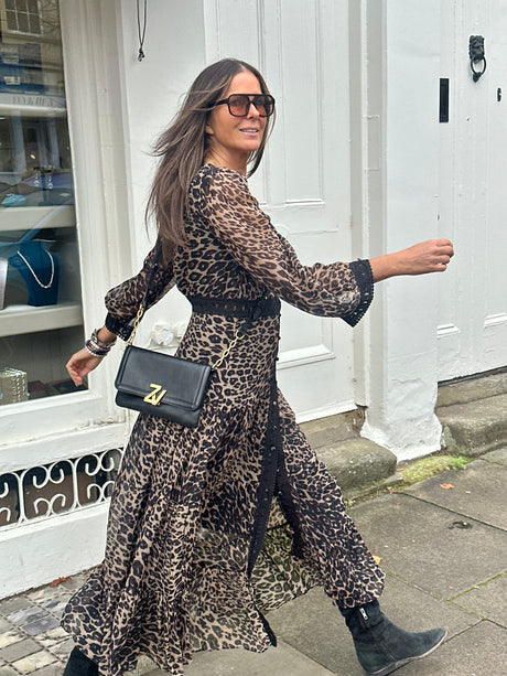 Amelie Maxi Dress - Animal Print