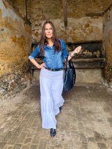 Tatiana Tiered Skirt - White