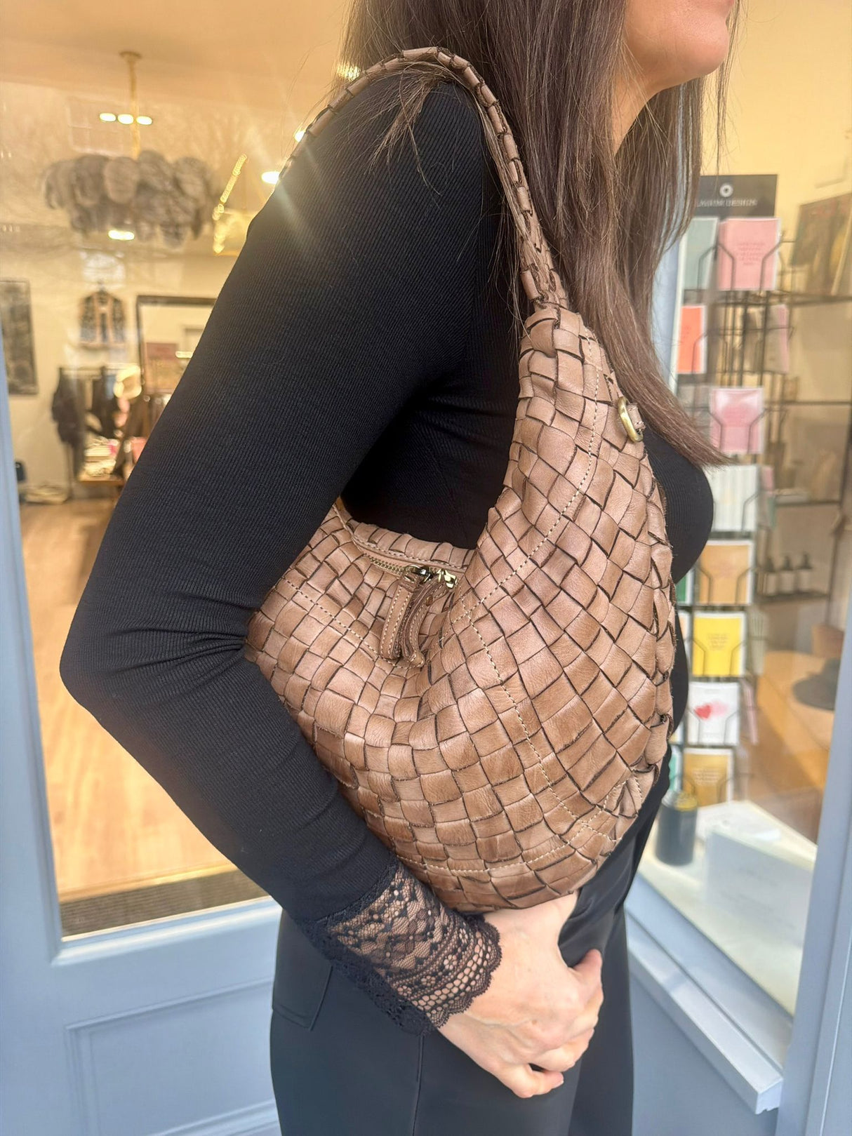 Winona Hobo Bag - Natural