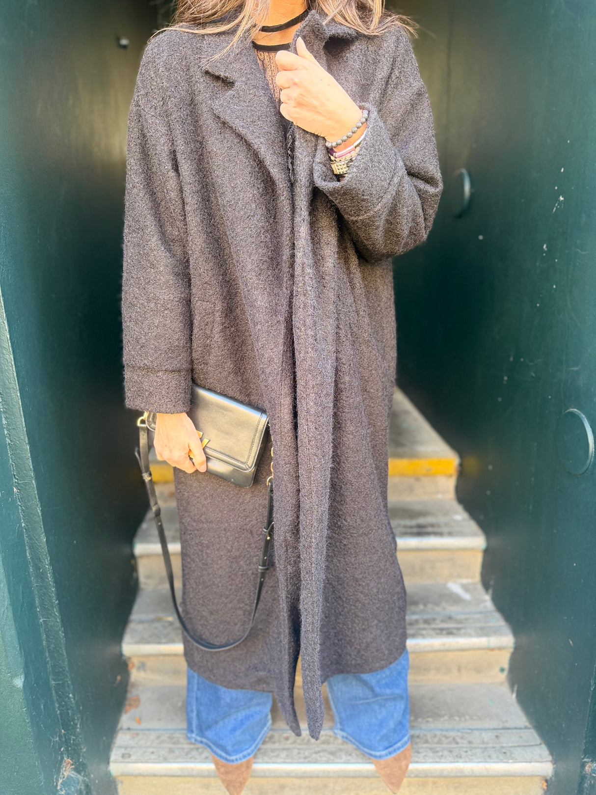 Mara Knitted Jacket - Black