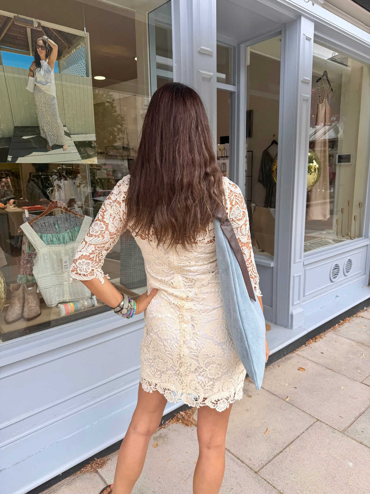 Riley Crochet Mini Dress