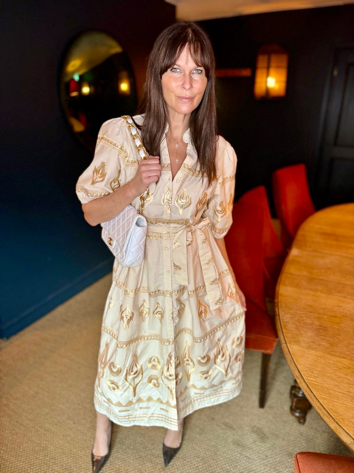Henley Maxi Dress Vanilla
