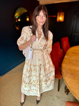 Henley Maxi Dress Vanilla