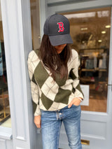 Rosie Argyle Knit - Green