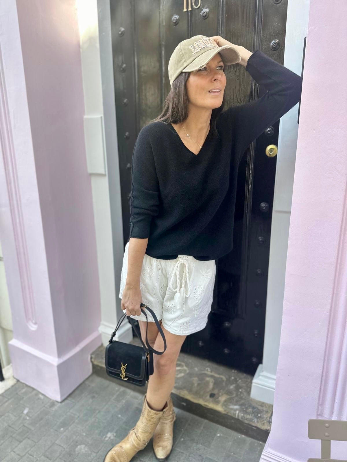 Elinor Short Ecru