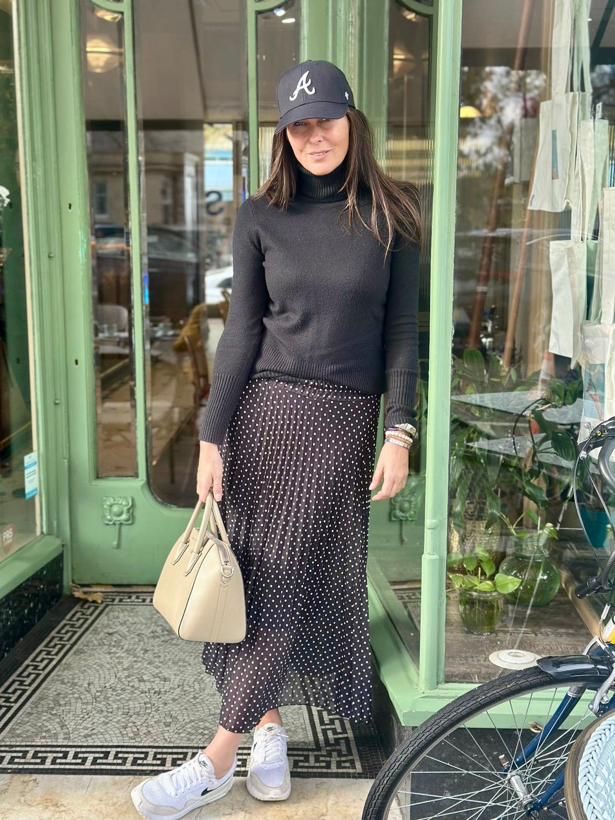 Ball Polka Dot Skirt - Black