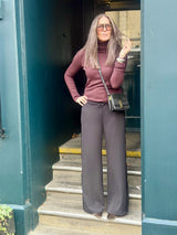 Rita Roll Neck Essential - Chocolate