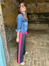 Pantalón Tempest Negro/Magenta