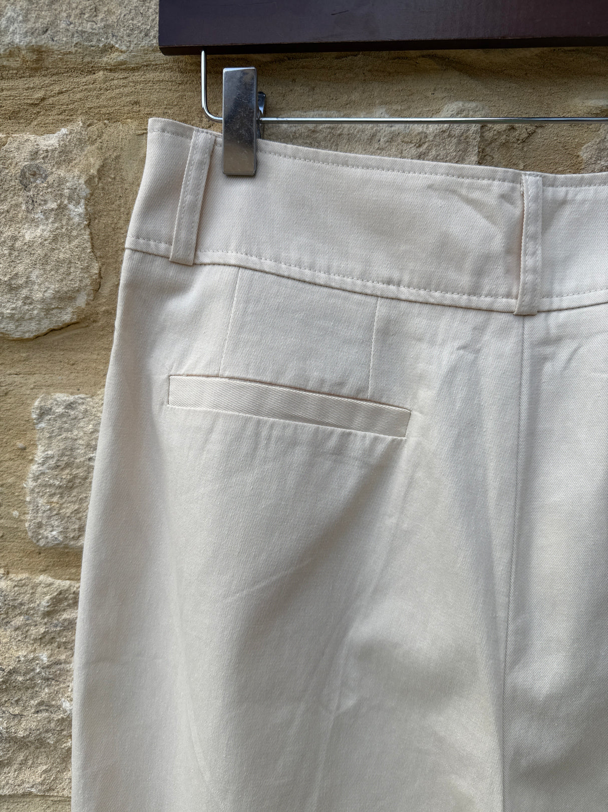 Tia Wide Leg Trouser - Neutral