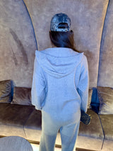 Sue Knitted Hoodie - Taupe