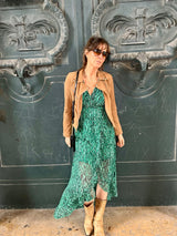 Vestido longo Hampton Wrap