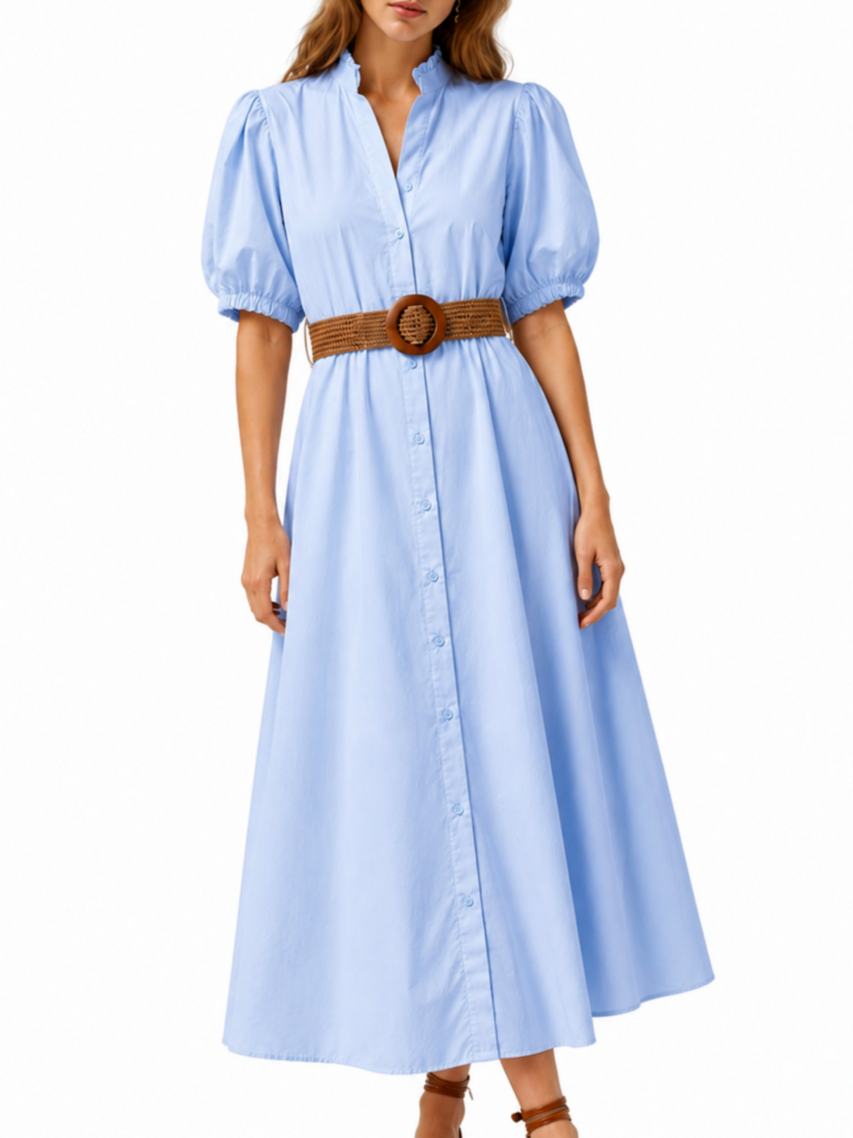 Sunray Dress - Sky Blue