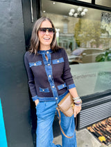 Dune Knitted Jacket - Black