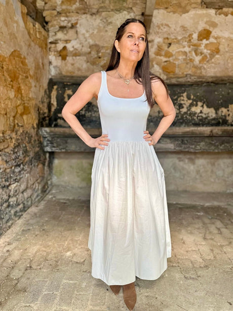 April Dress - Cream