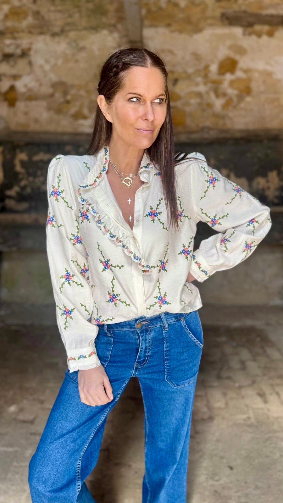 Addison Embroidered Shirt