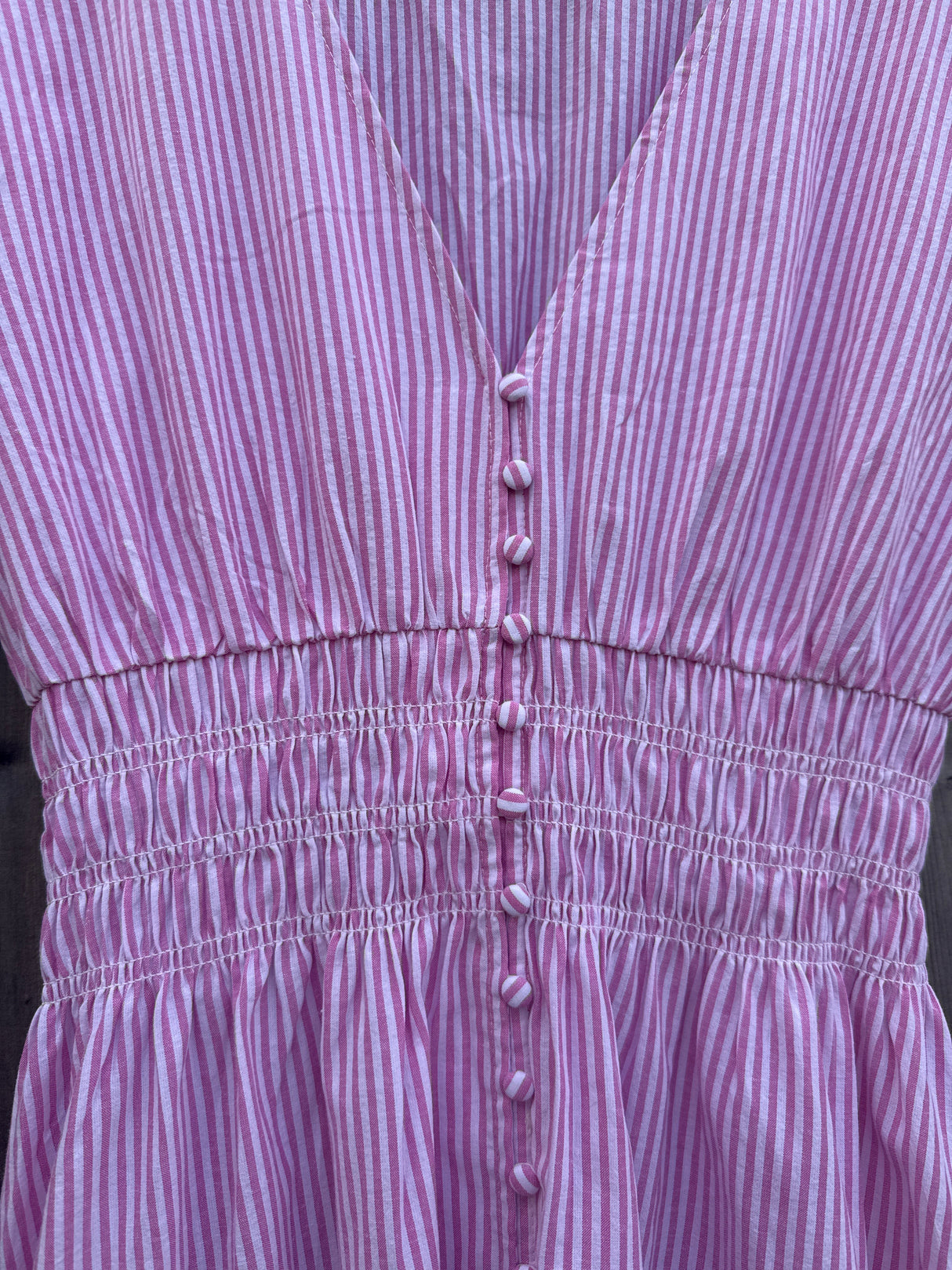 Egli Stripe Maxi Dress - Bubblegum