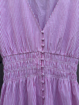 Egli Stripe Maxi Dress - Bubblegum
