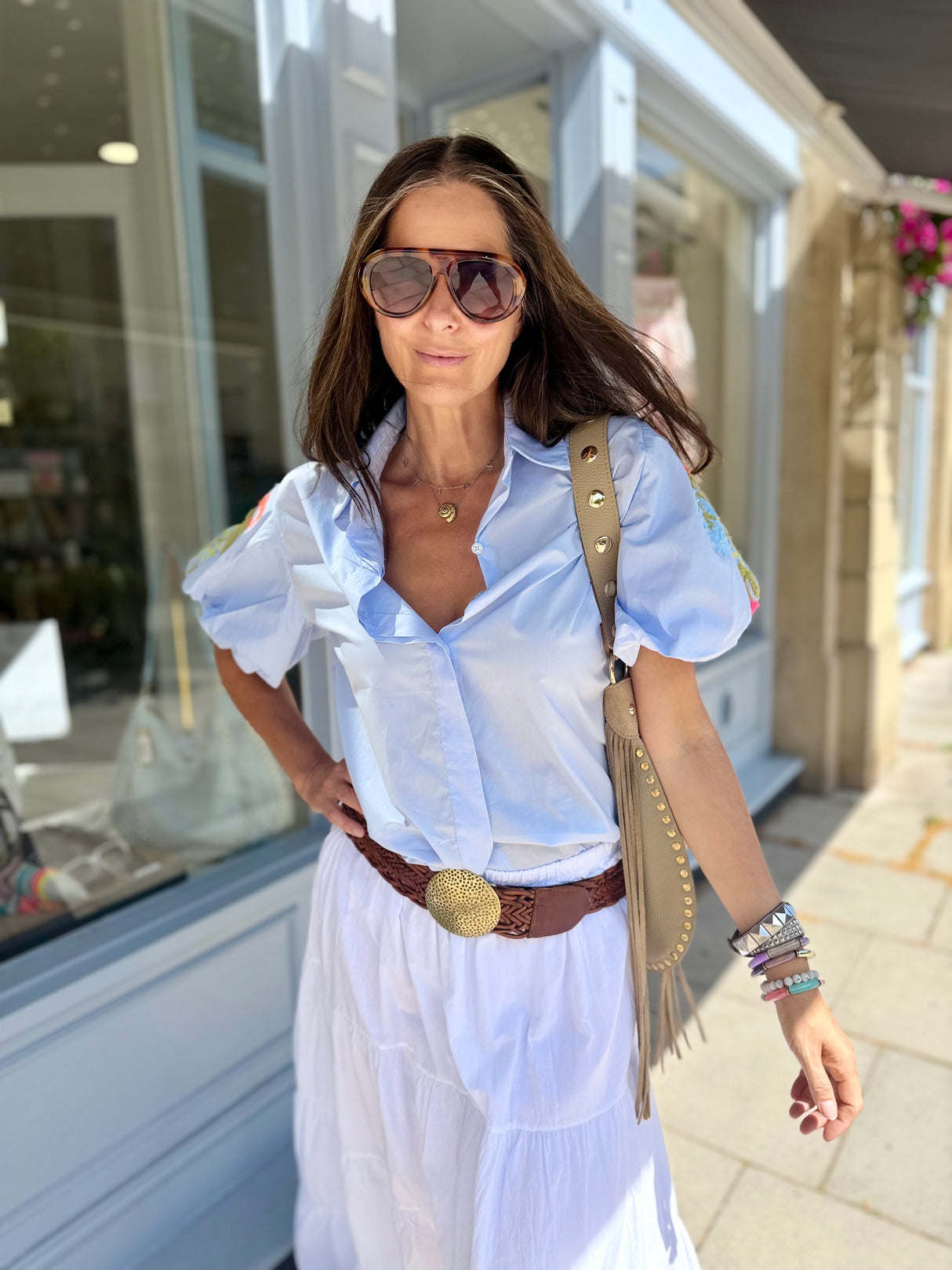 Kim Embroidered Shirt